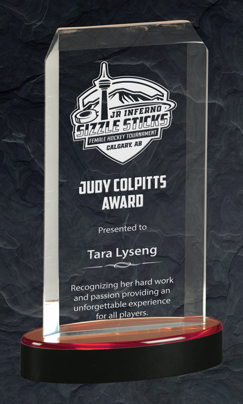 Spectra - Acrylic Award (Available in 3 Colors and Sizes) - Laser Engraving Includes