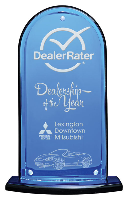 Acrylic Reflection - Acrylic Award (Available in 3 sizes) - Laser Engraving Includes