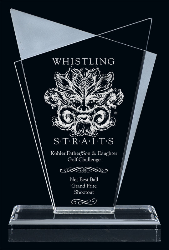 Clear Series - Acrylic Award (Available in 3 different shape styles) - Laser Engraving Includes