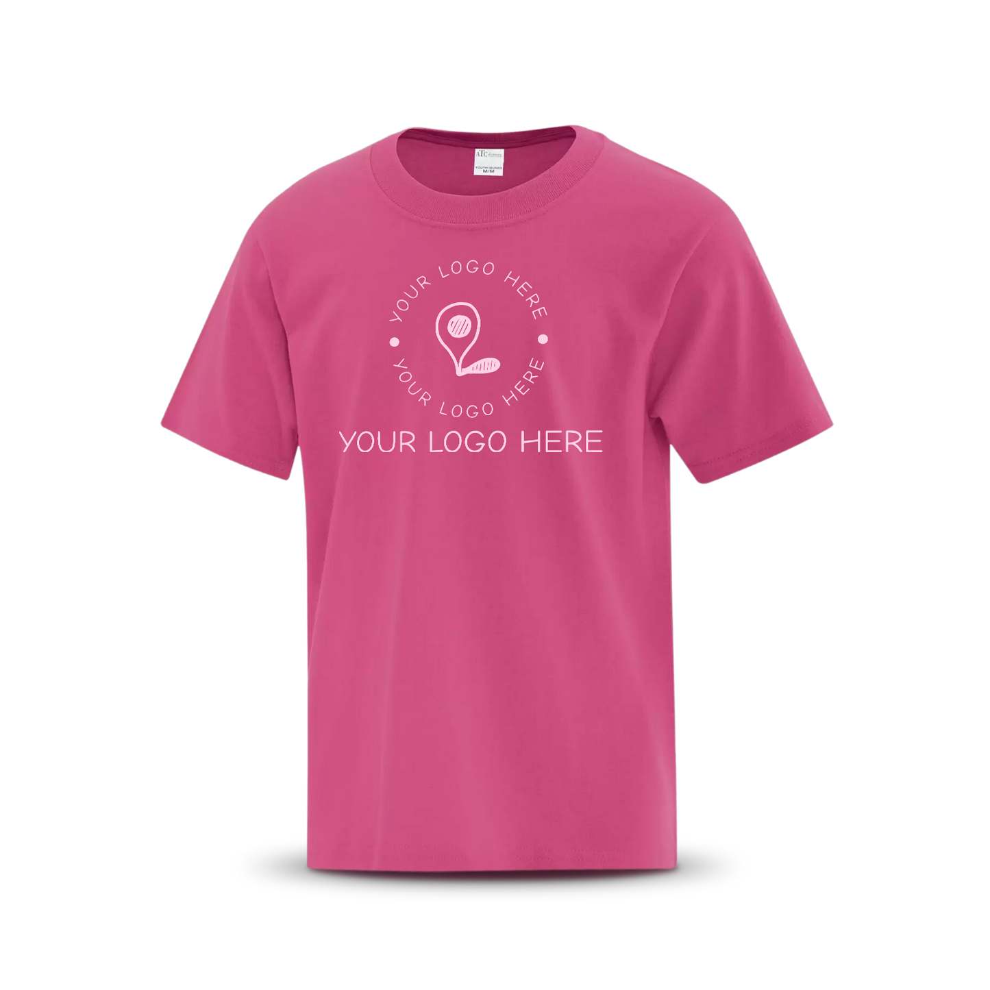 Sangria custom T-shirt with placeholder logo