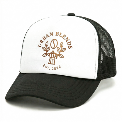 Retro Foam Snap back Trucker Cap - Logo Heat Transfer printing