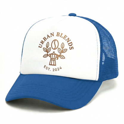 Retro Foam Snap back Trucker Cap - Logo Heat Transfer printing