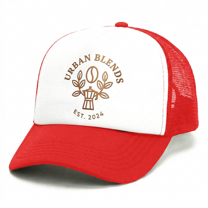 Retro Foam Snap back Trucker Cap - Logo Heat Transfer printing