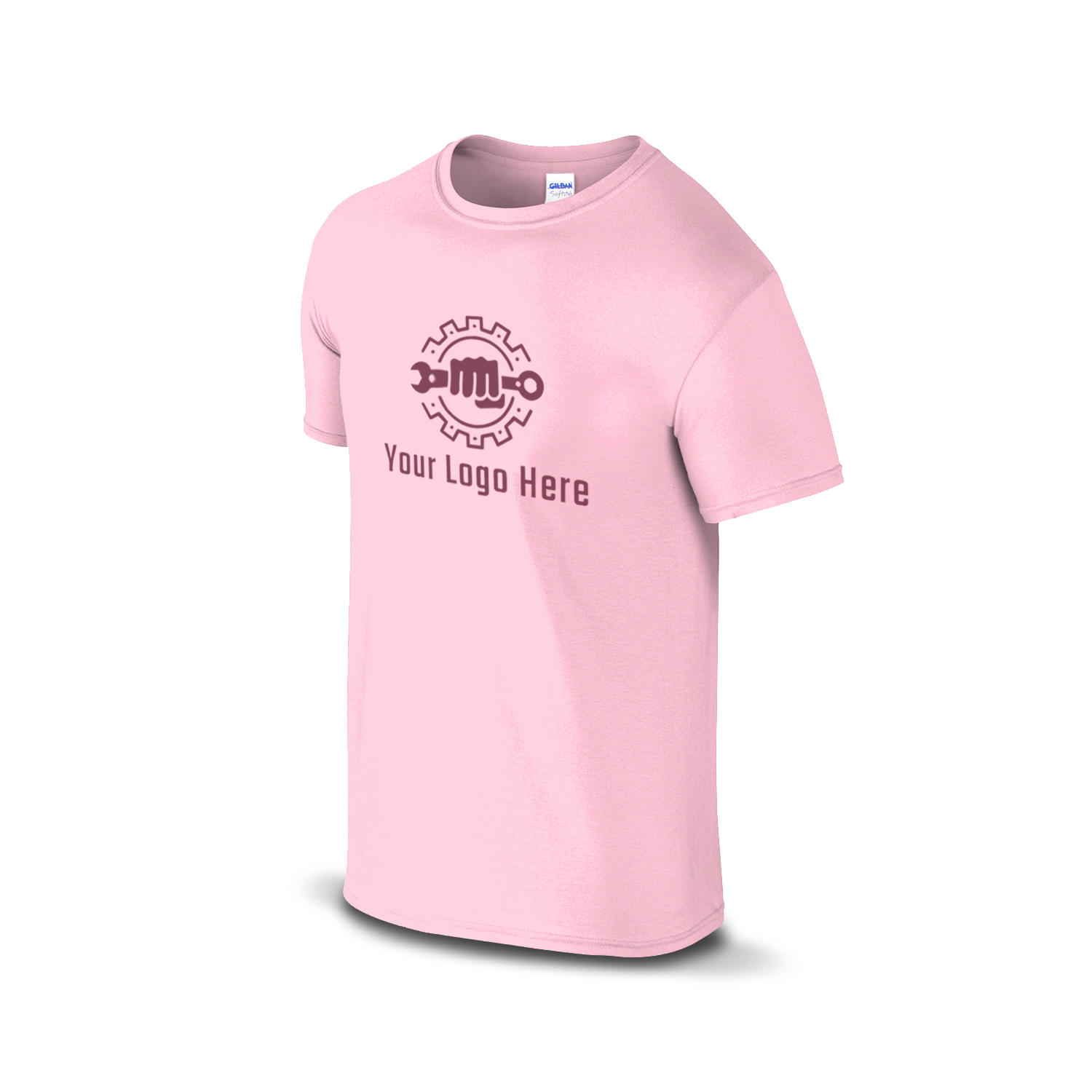 Gildan G2000 Maglietta Ultra Cotone Adulti - Confezione Singola - Rosa Chiaro (Taglia XL)